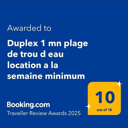 Duplex 1 Mn Plage De Trou D Eau Location A La Semaine Minimum La Saline Le Bains Εξωτερικό φωτογραφία